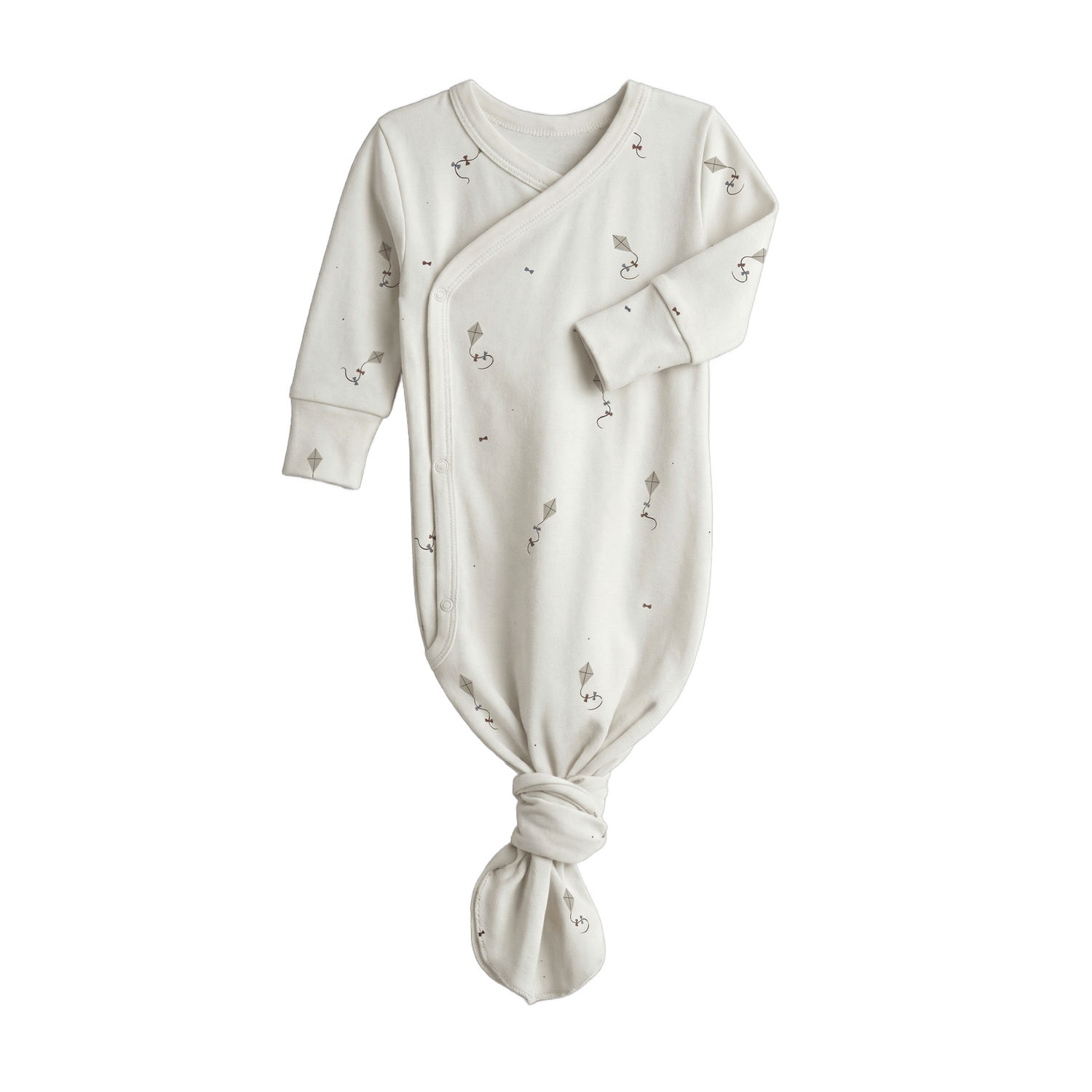 Colored Organics Indy Kimono Gown - Kite / Dune + Barn