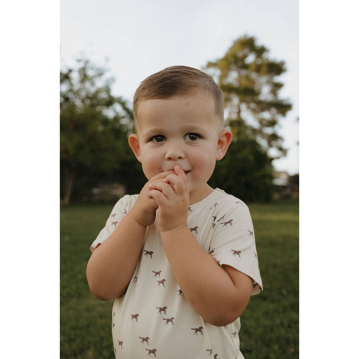 Forever French Baby Bamboo Short Set | Wild Horses
