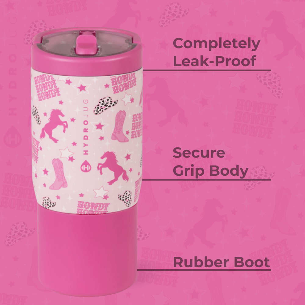 HydroJug Kids Cowgirl 14 oz Sport Water Bottle