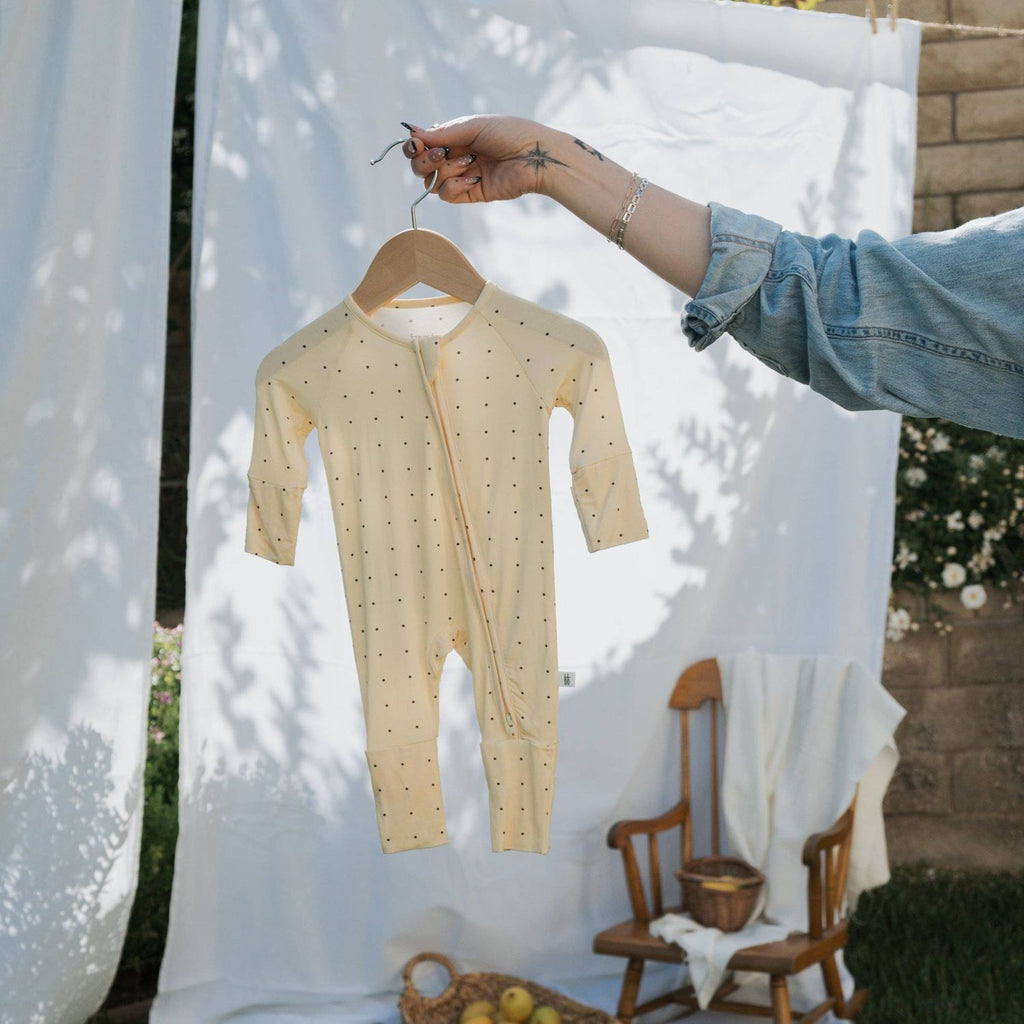 Forever French Baby - Bamboo Zip Pajamas - Veda