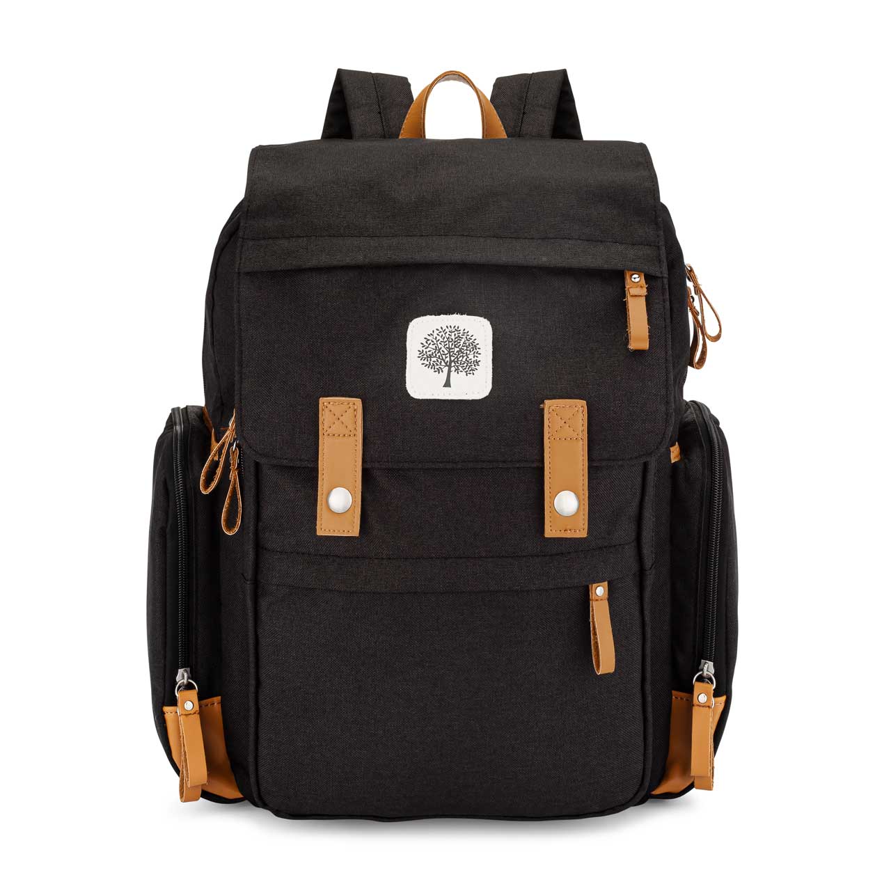 Parker Baby Company Birch Bag - Diaper Backpack in Black