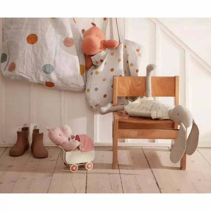 Maileg Micro Pram, Coral