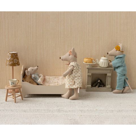 Maileg Bed, Mouse - Off white