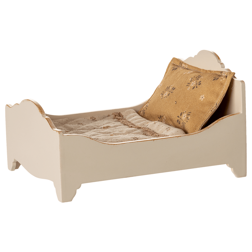 Maileg Bed, Mouse - Off white