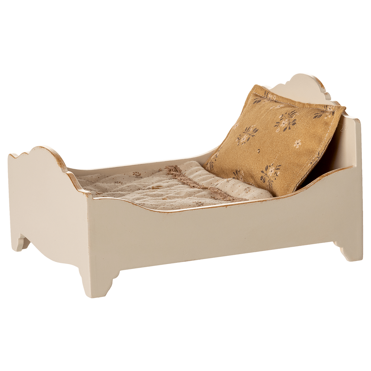 Maileg Bed, Mouse - Off white