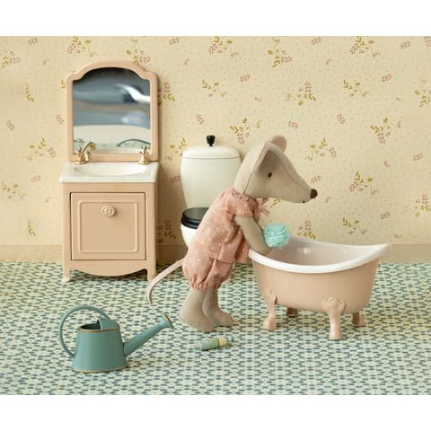 Maileg Mouse Bathtub, Rose