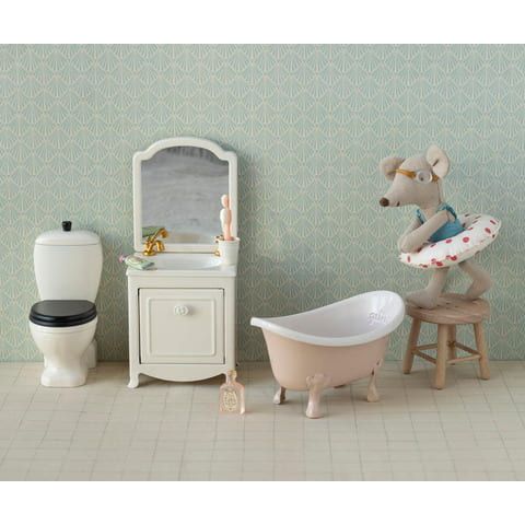 Maileg Mouse Bathtub, Rose