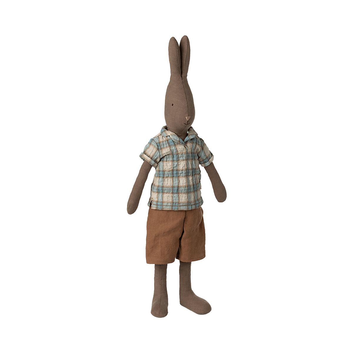 Maileg Rabbit, Size 3 - Brown - Shirt and Shorts