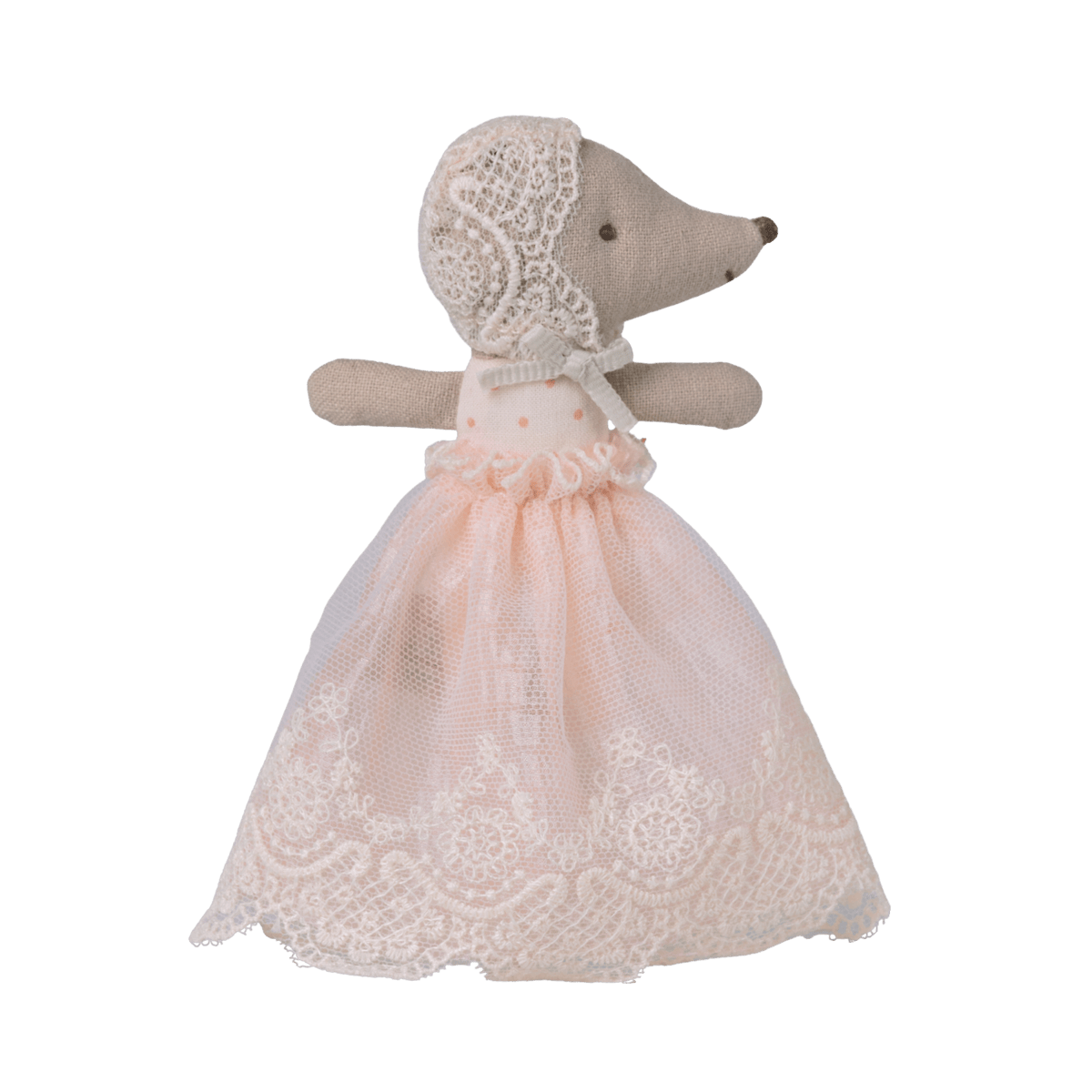 Maileg Baby mouse in gown - Powder