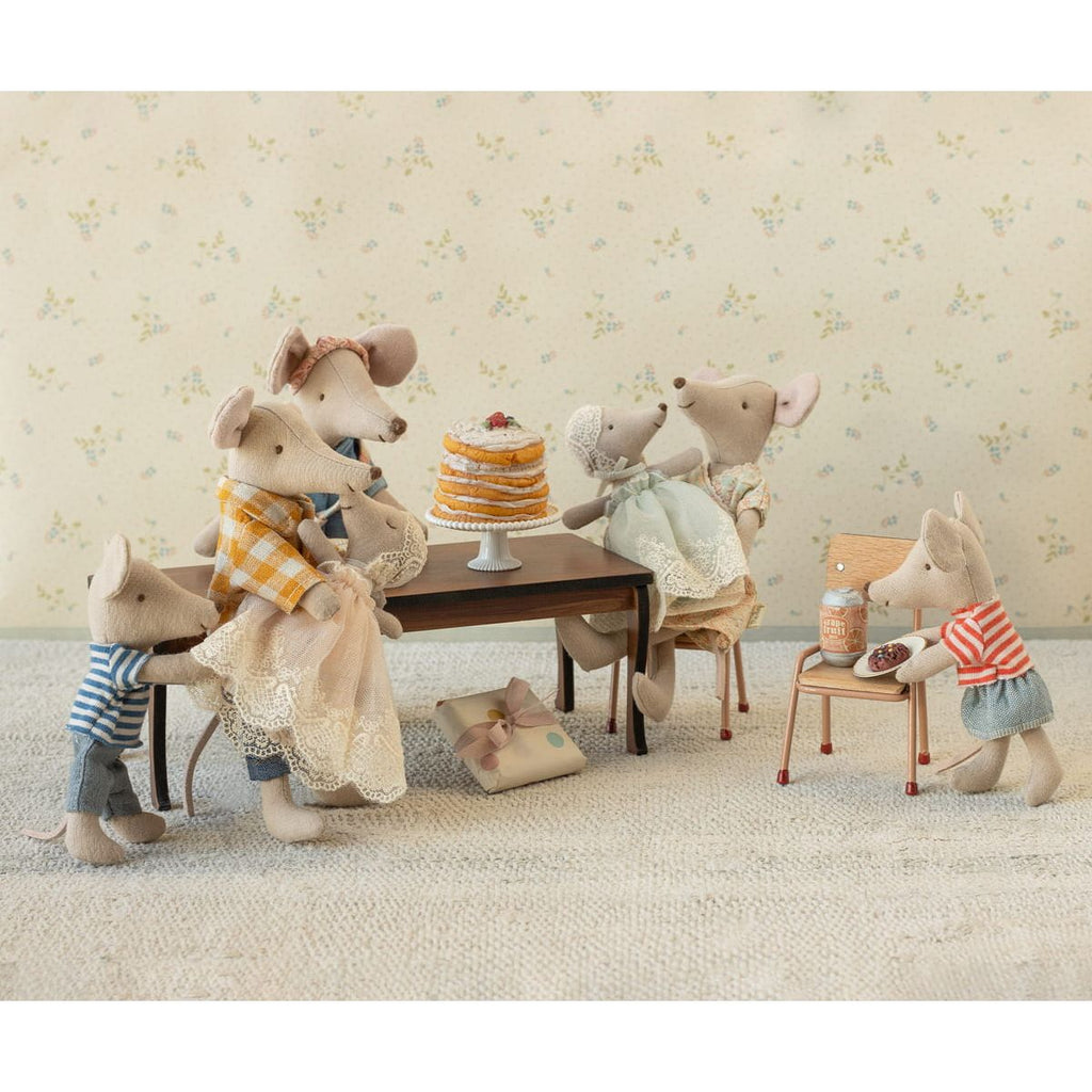 Maileg Baby mouse in gown - Mint