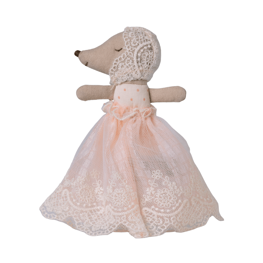 Maileg Baby mouse in gown - Powder