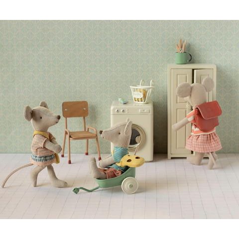 Maileg Little brother mouse with bag
