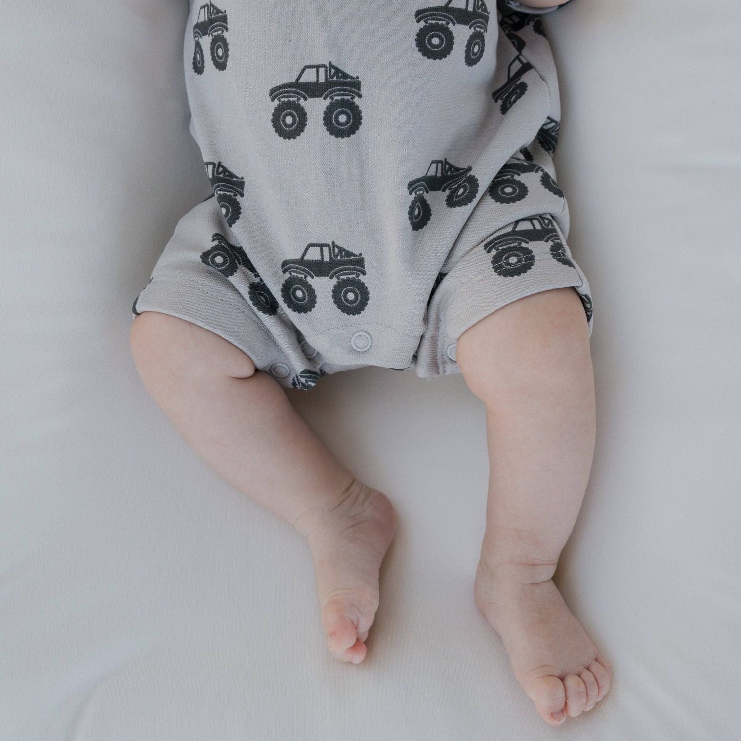 Forever French Terry Romper | Monster Truck