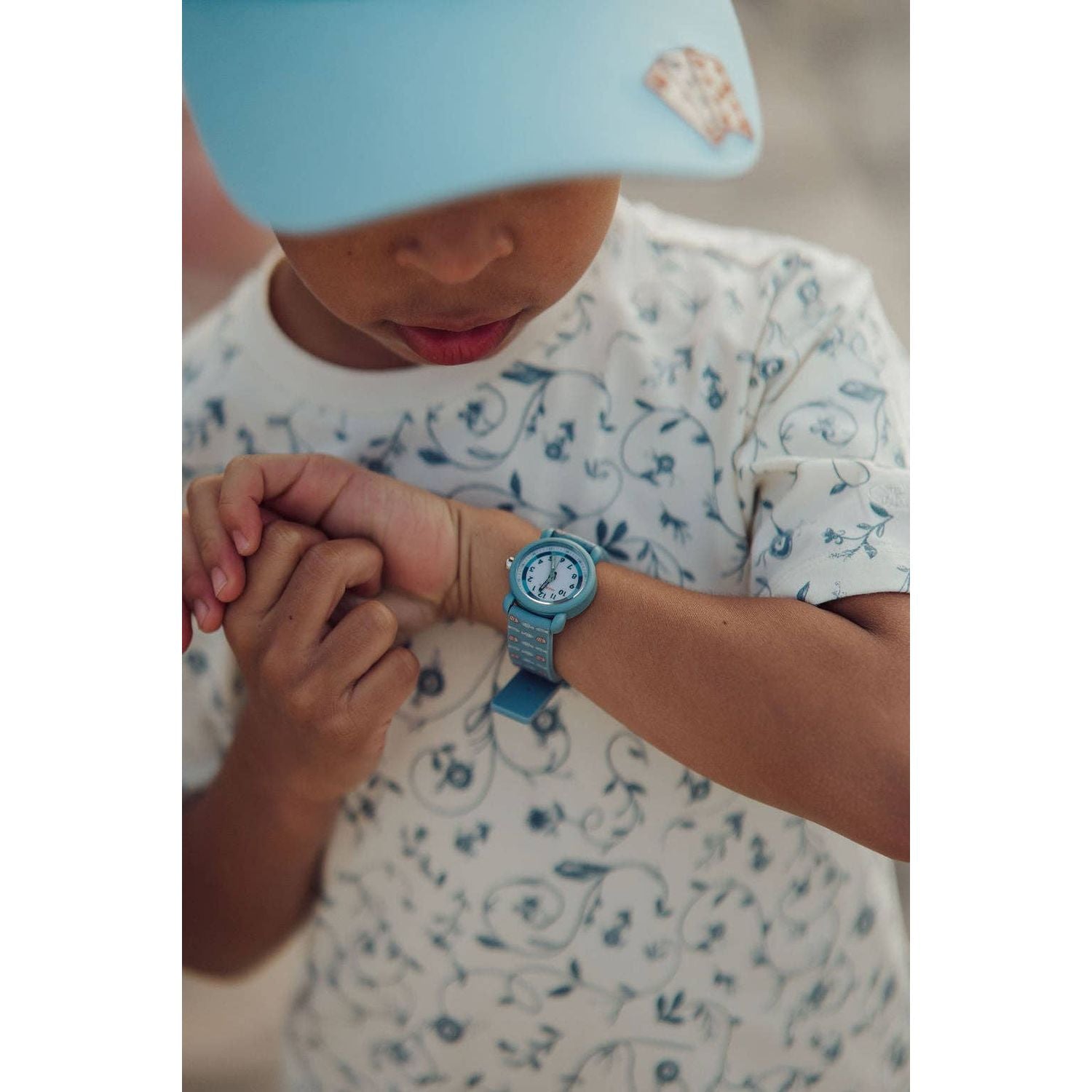 Grech & Co Classic Watch | Silicone + Stainless Steel | Lille Cottage Club: Go Fish