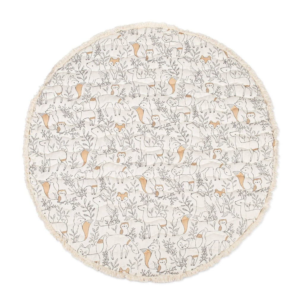 Crane Baby Ezra Quilted Playmat (Woodland)