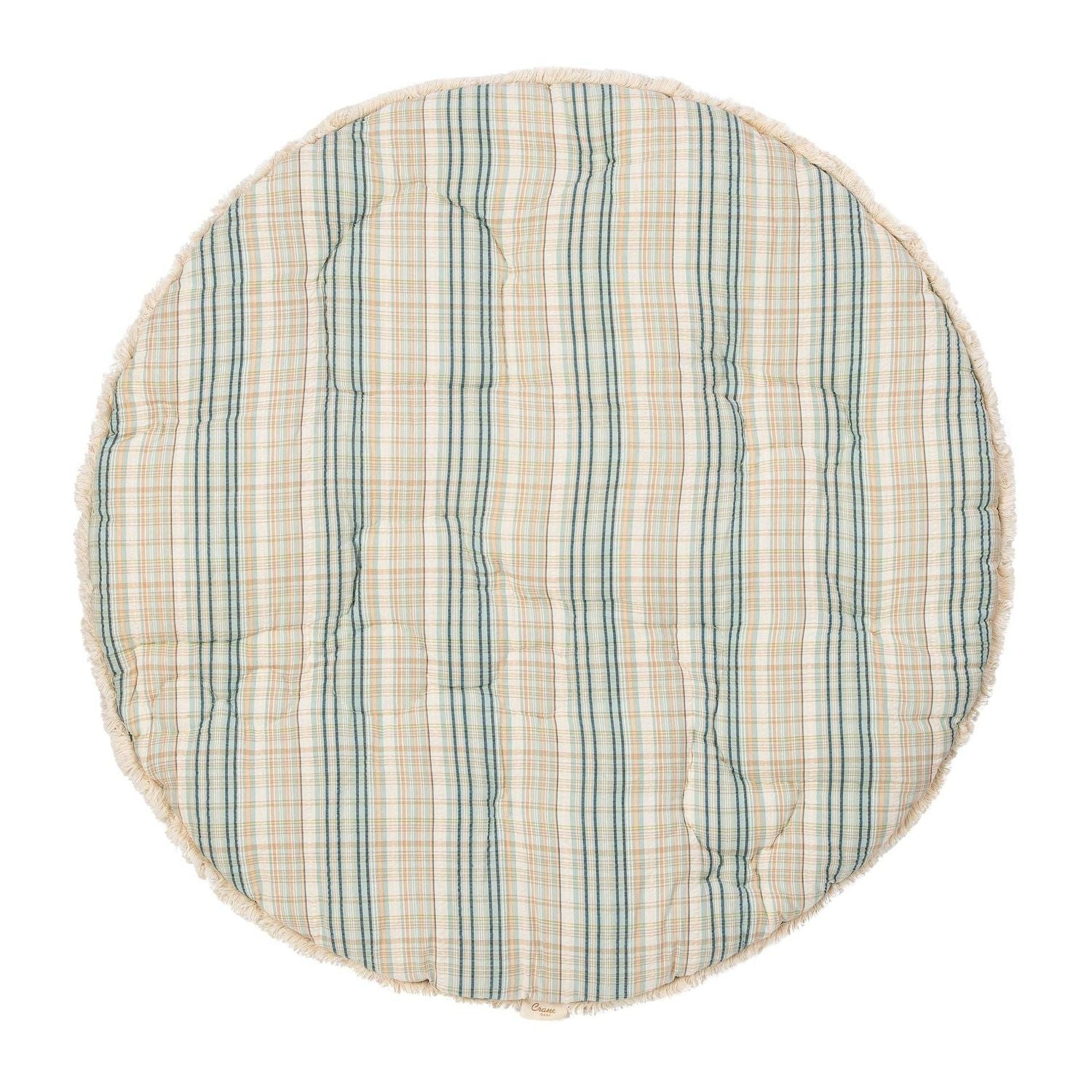 Crane Baby Charlie Farmhouse Quilted Play Mat