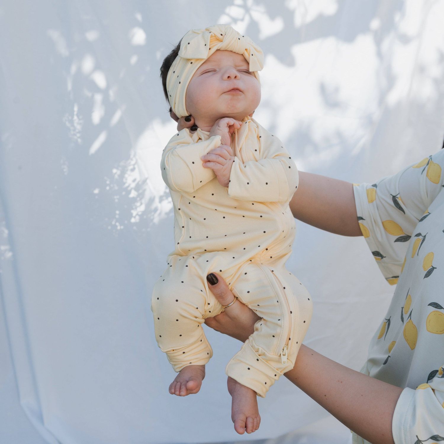 Forever French Baby - Bamboo Zip Pajamas - Veda