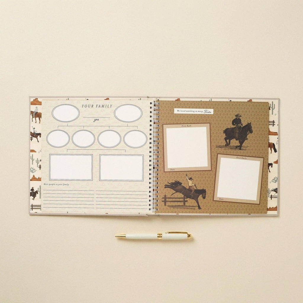 Lucy Darling My First Rodeo Baby Memory Book