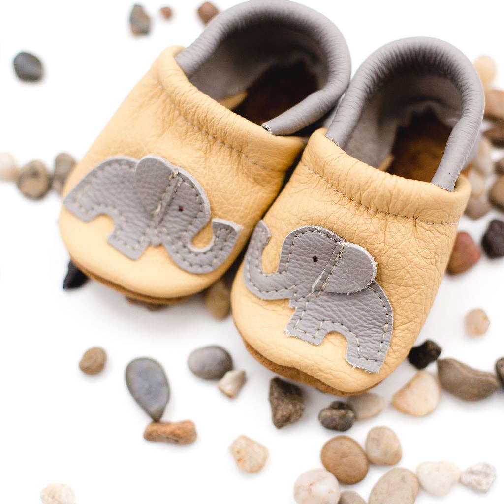 Starry Knight Yellow Elephant Moccasins