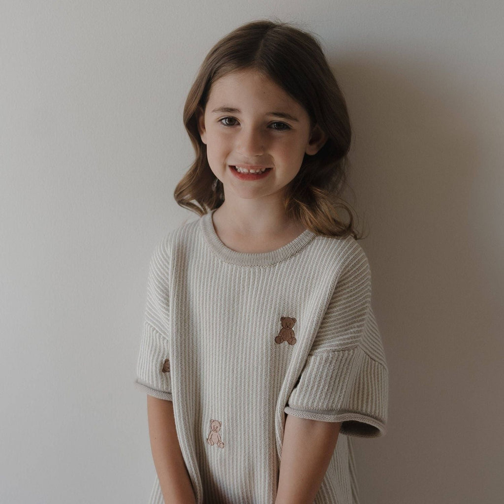Forever French Knit Short Set- Teddy