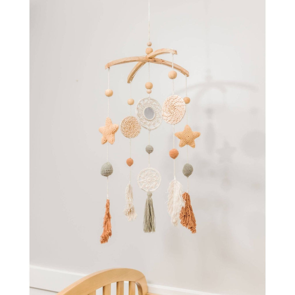 Crane Baby Willow Leaf Nursery Ceiling Hanging Decor