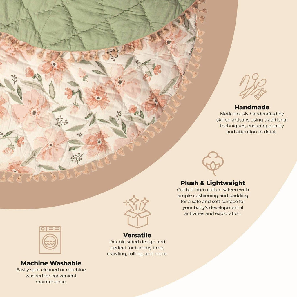 Crane Baby Parker Quilted Playmat