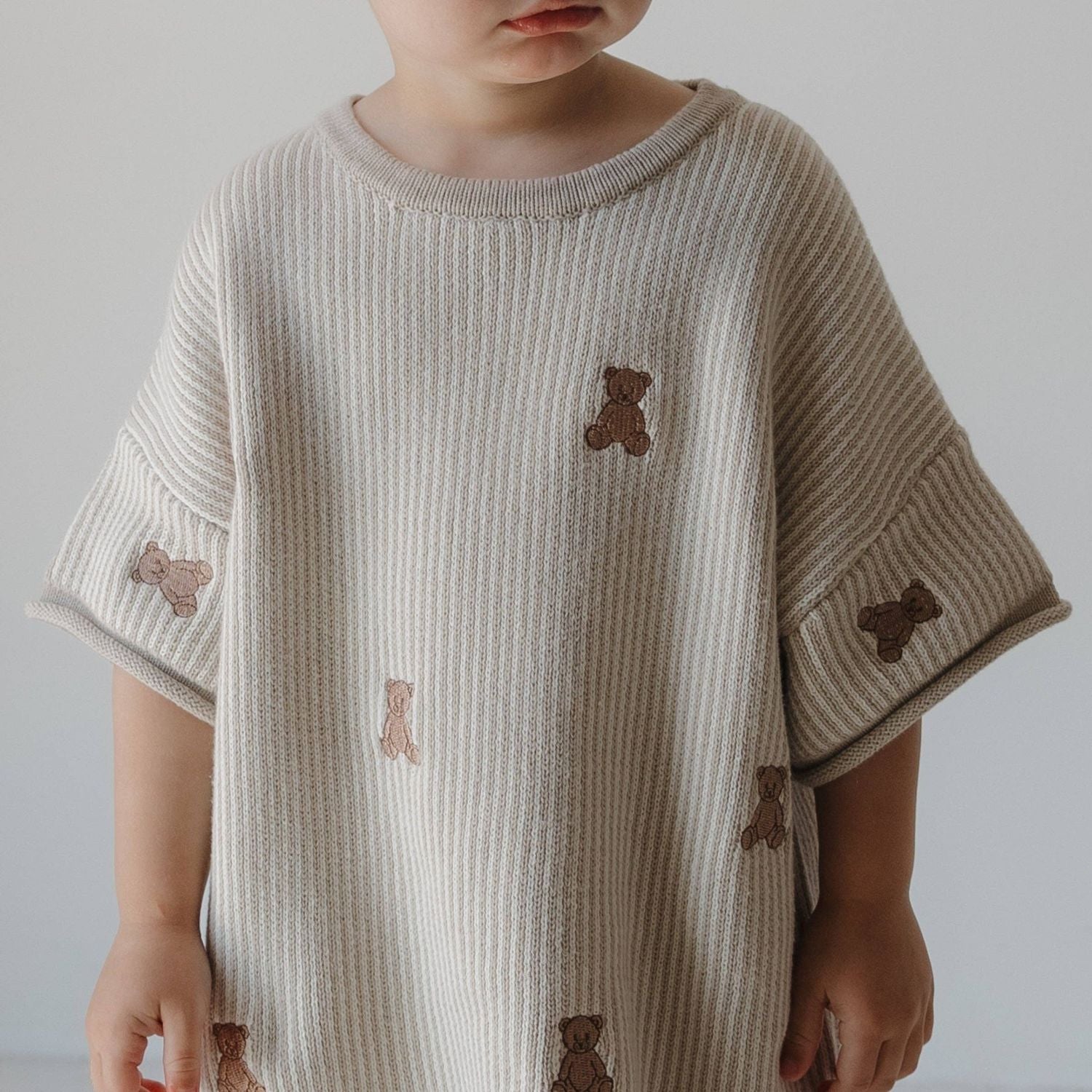 Forever French Knit Short Set- Teddy