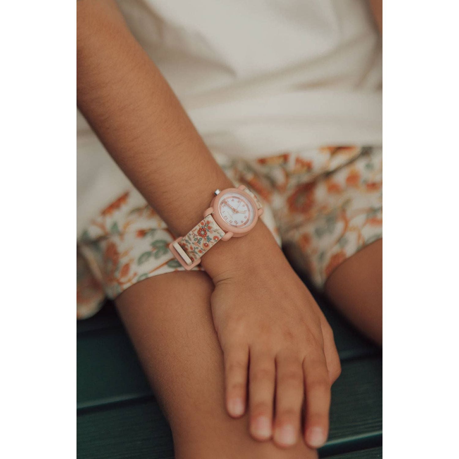 Grech & Co Classic Watch | Silicone + Stainless Steel | Lille Cottage Club: In Bloom