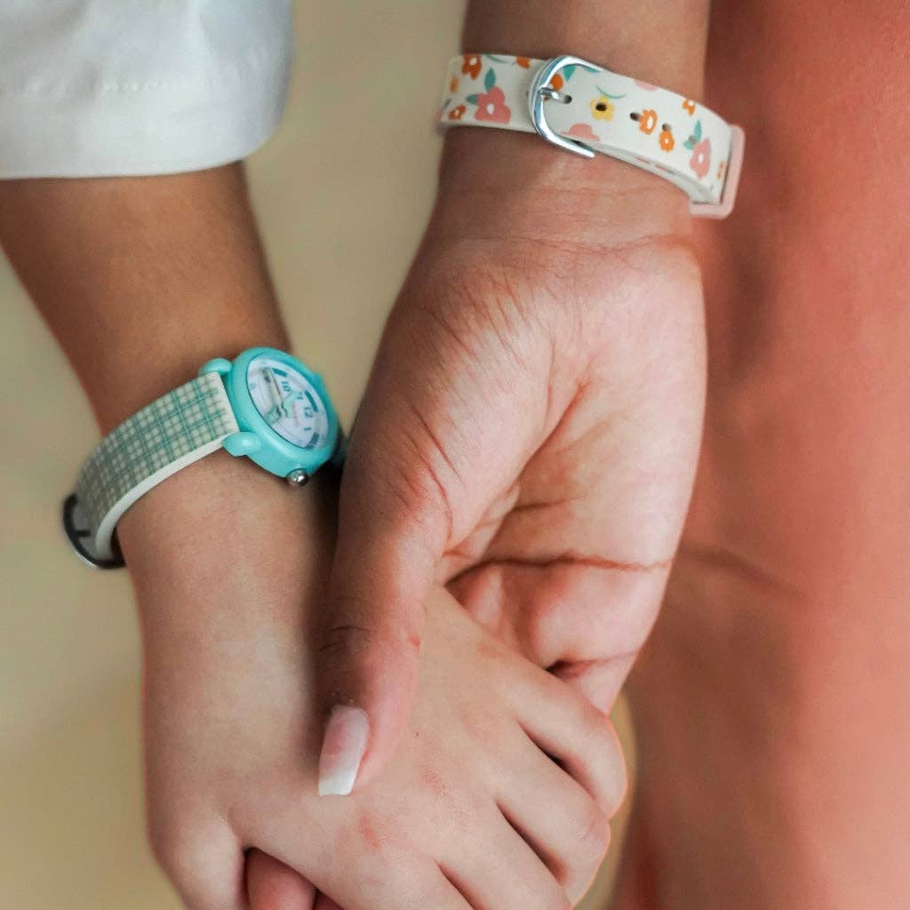 Grech & Co Classic Watches | Silicone + Stainless Steel | Lille Cottage Club: Sunset Meadow