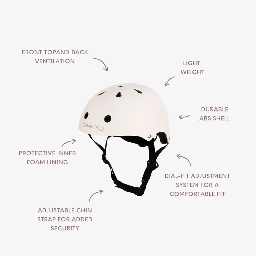 Banwood Helmet- Matte Pink (50-54 cm)