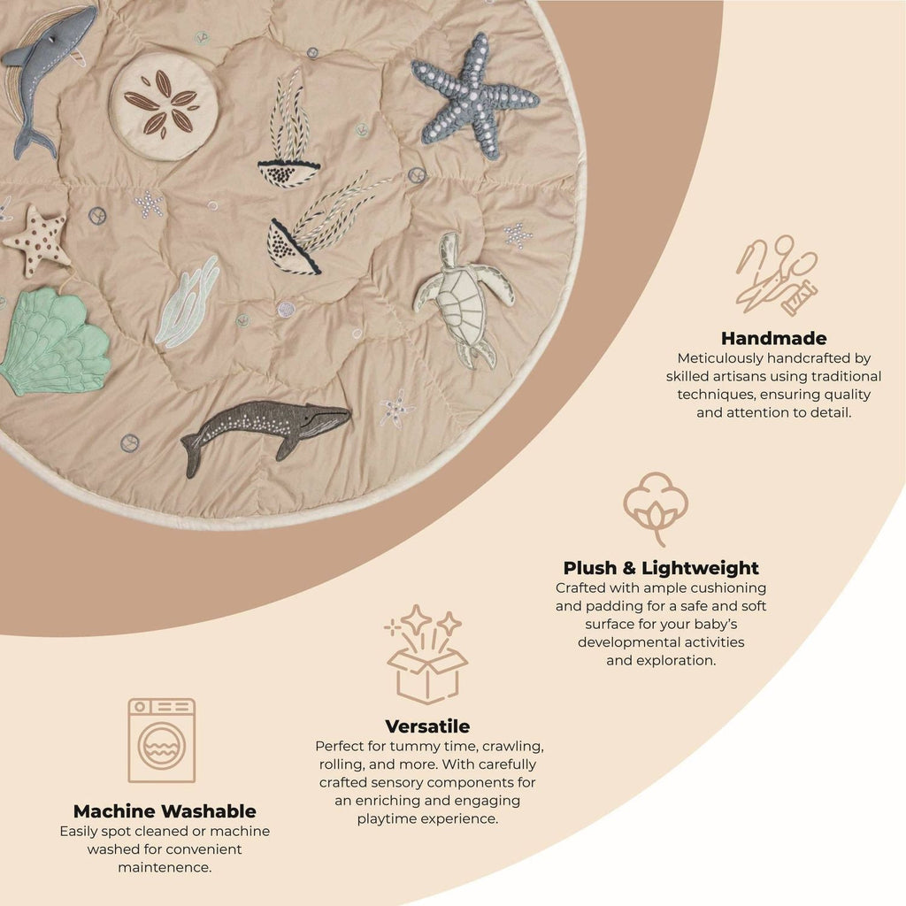 Crane Baby Cove Ocean Adventure Activity Playmat