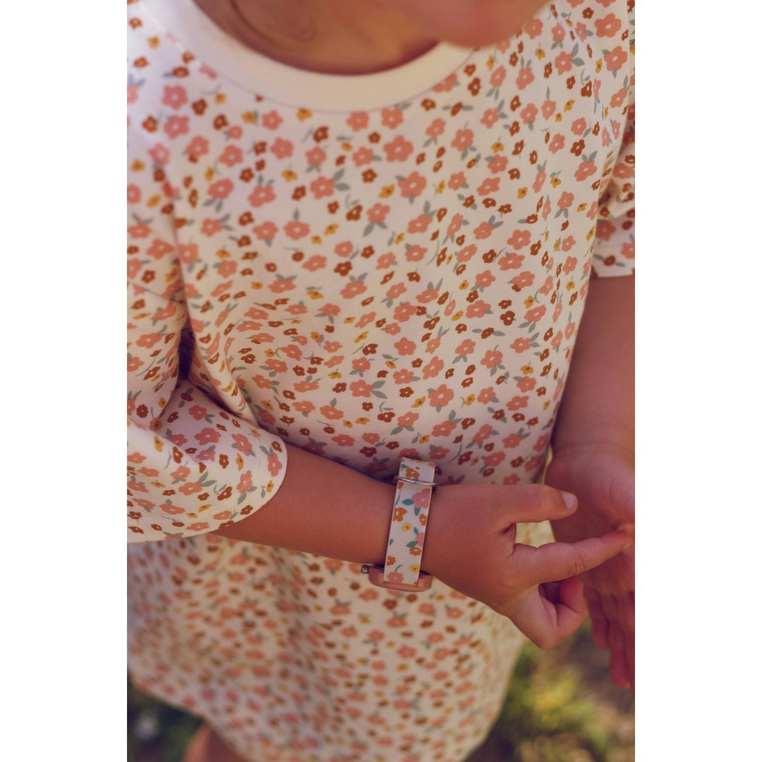 Grech & Co Classic Watches | Silicone + Stainless Steel | Lille Cottage Club: Sunset Meadow