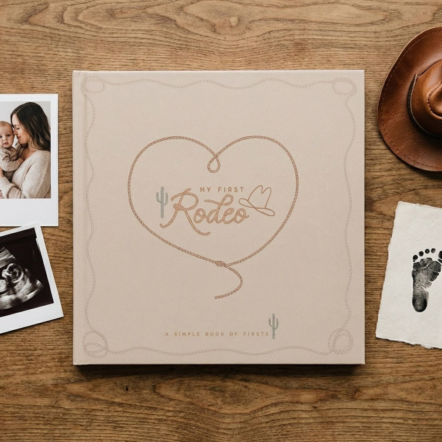 Lucy Darling My First Rodeo Baby Memory Book