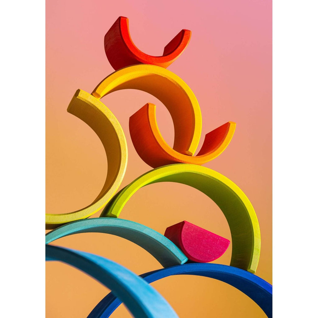 Maison Rue - Large Wooden Rainbow