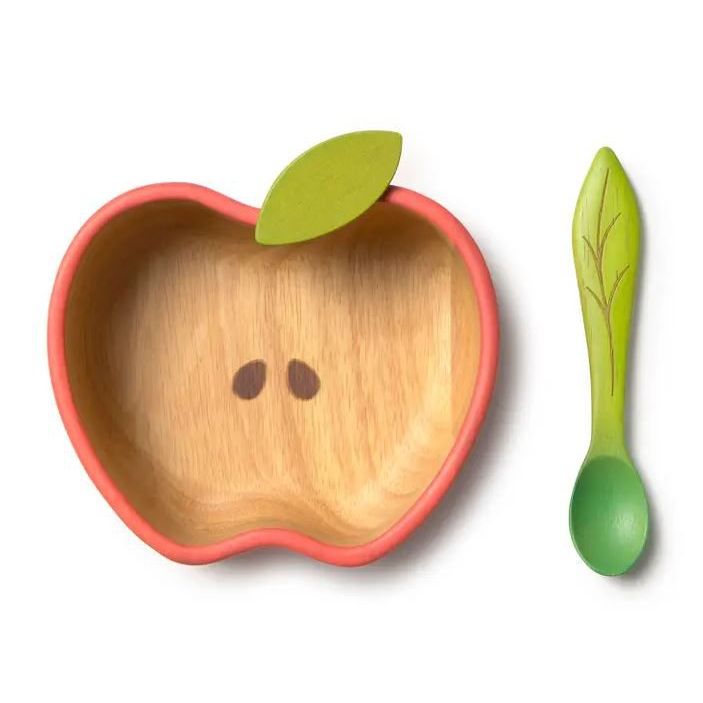 Oli & Carol Pepa the Apple Bowl & Spoon Set