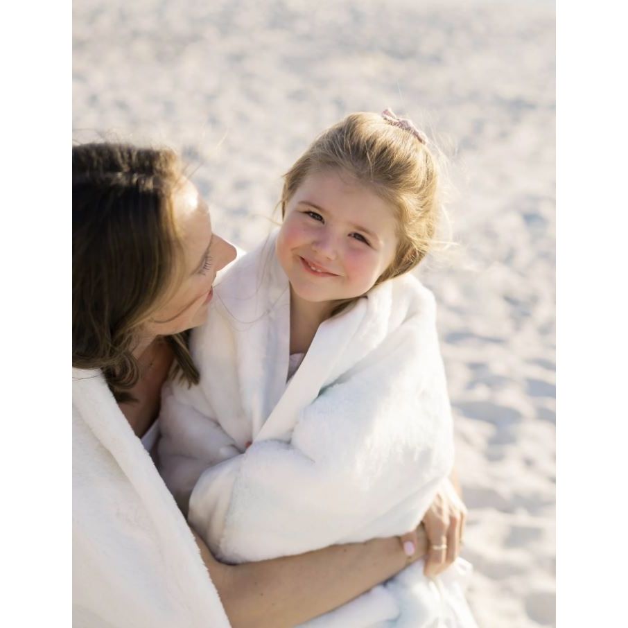 Little Giraffe Luxe™️ Coastal Calm Baby & Toddler Blanket