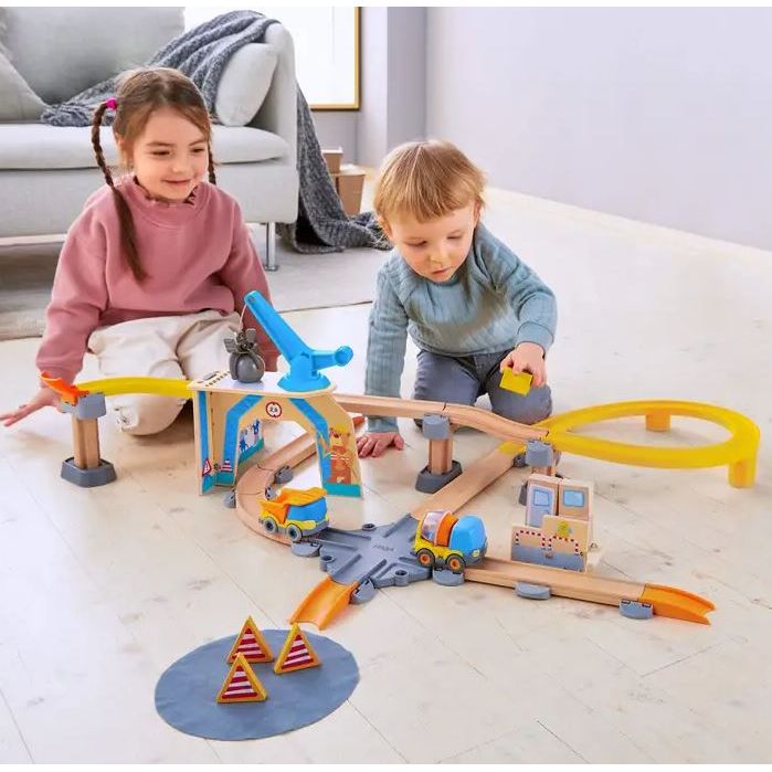 Haba Kullerbü Construction Zone Play Track Set