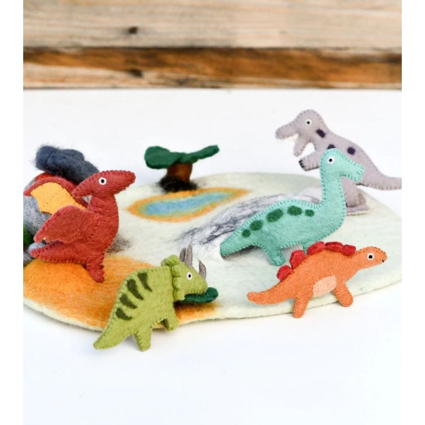 Tara Treasures Dinosaur Finger Puppets Set
