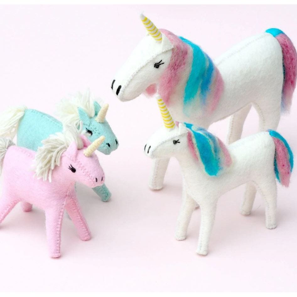 Tara Treasures Felt Unicorn Toy- Large