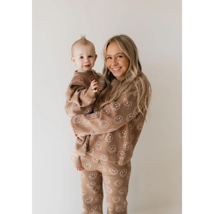 Forever French Knit Pant Set - Tan Just Smile