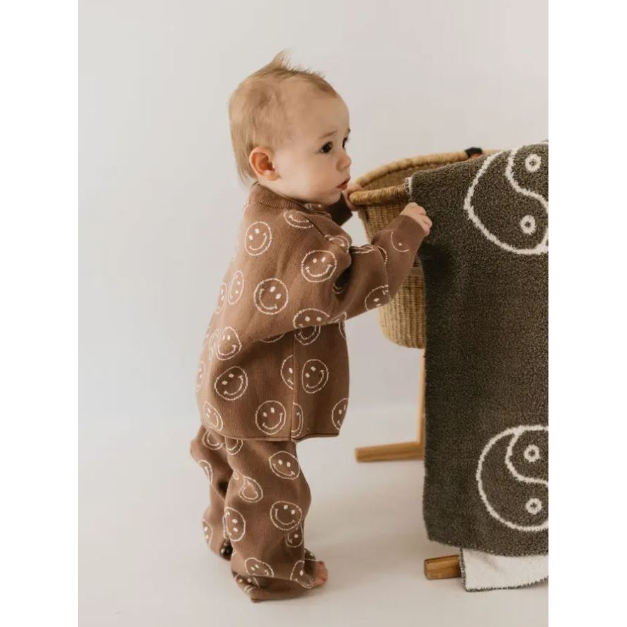 Forever French Knit Pant Set - Tan Just Smile