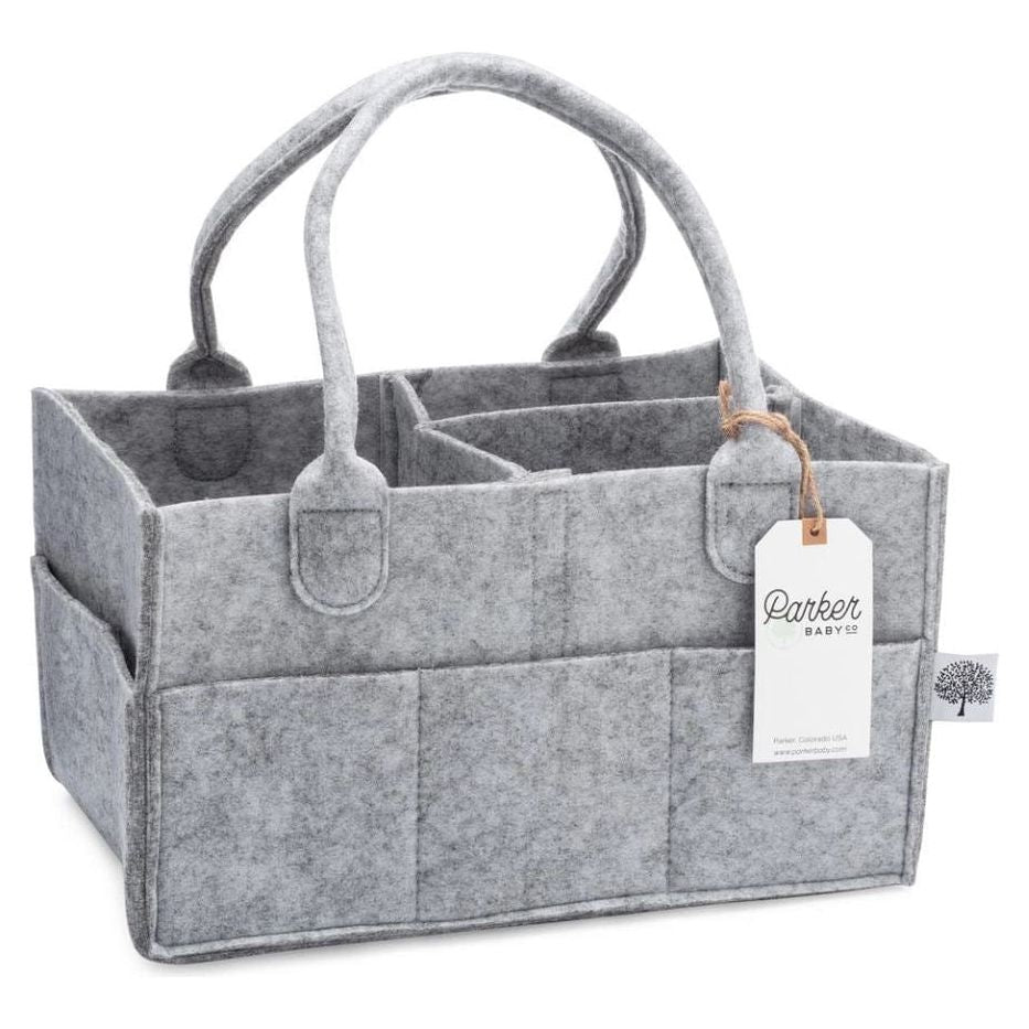 Parker Baby Company Diaper Caddy- Large Gray