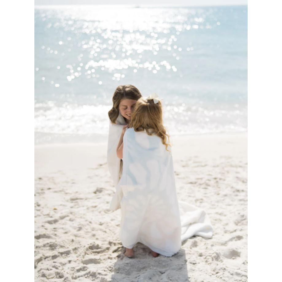 Little Giraffe Luxe™️ Coastal Calm Baby & Toddler Blanket