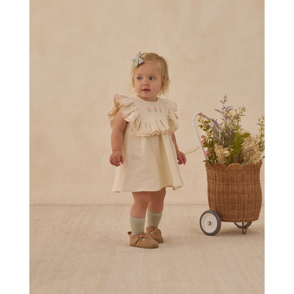 Quincy Mae Lulu Dress Natural