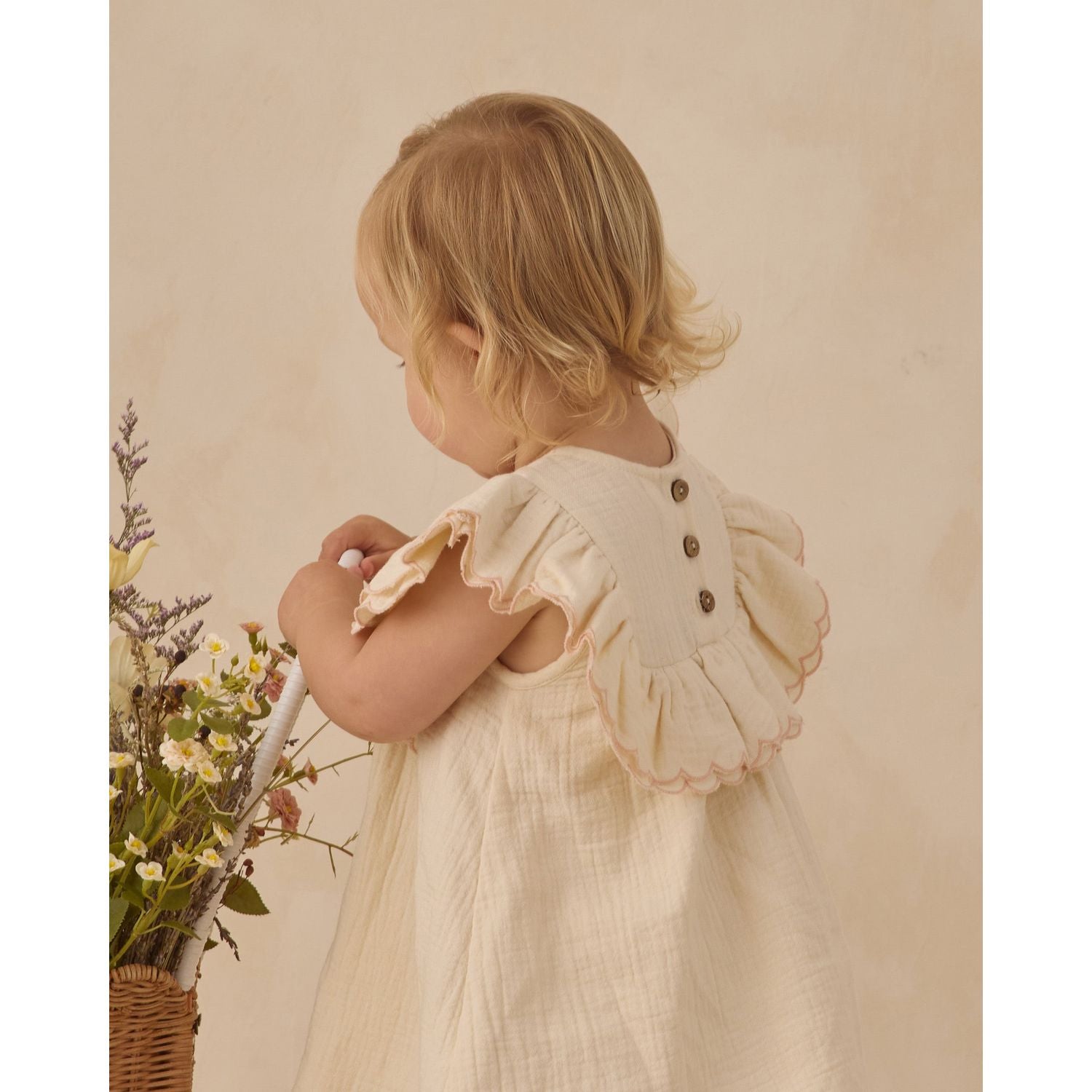 Quincy Mae Lulu Dress Natural