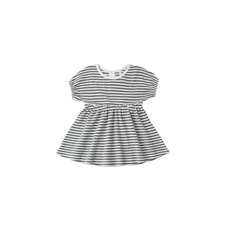 Quincy Mae Annie Dress- Ocean Stripe
