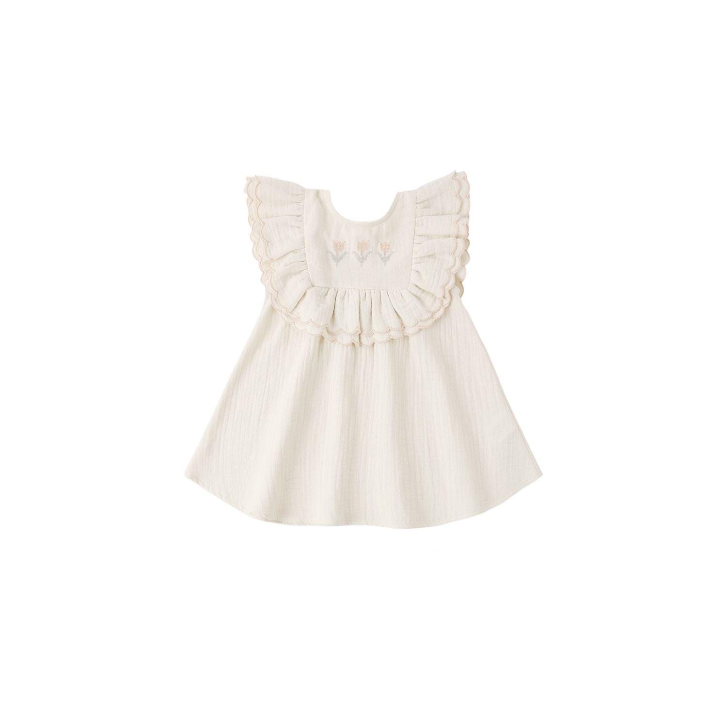 Quincy Mae Lulu Dress Natural