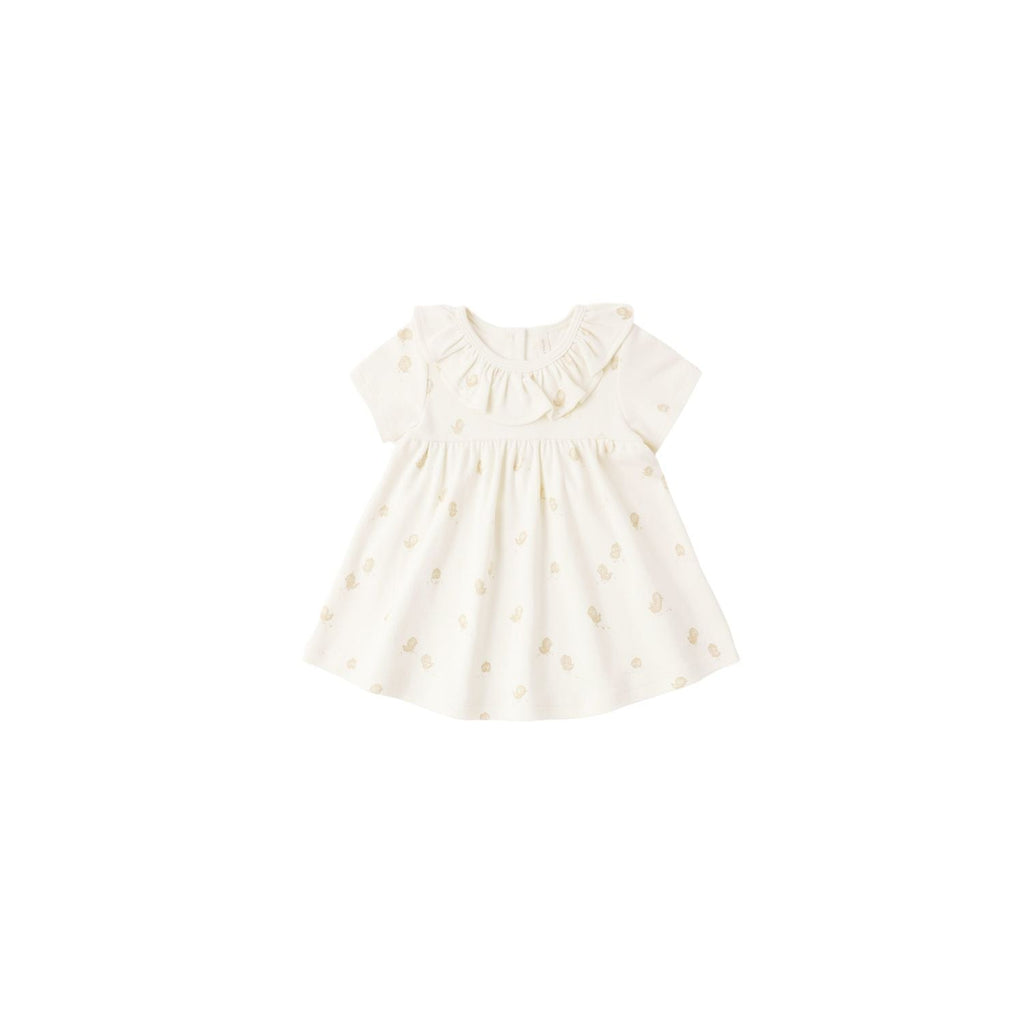Quincy Mae Ruffle Collar Jersey Dress - Chicks