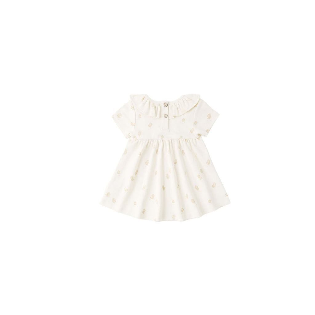 Quincy Mae Ruffle Collar Jersey Dress - Chicks