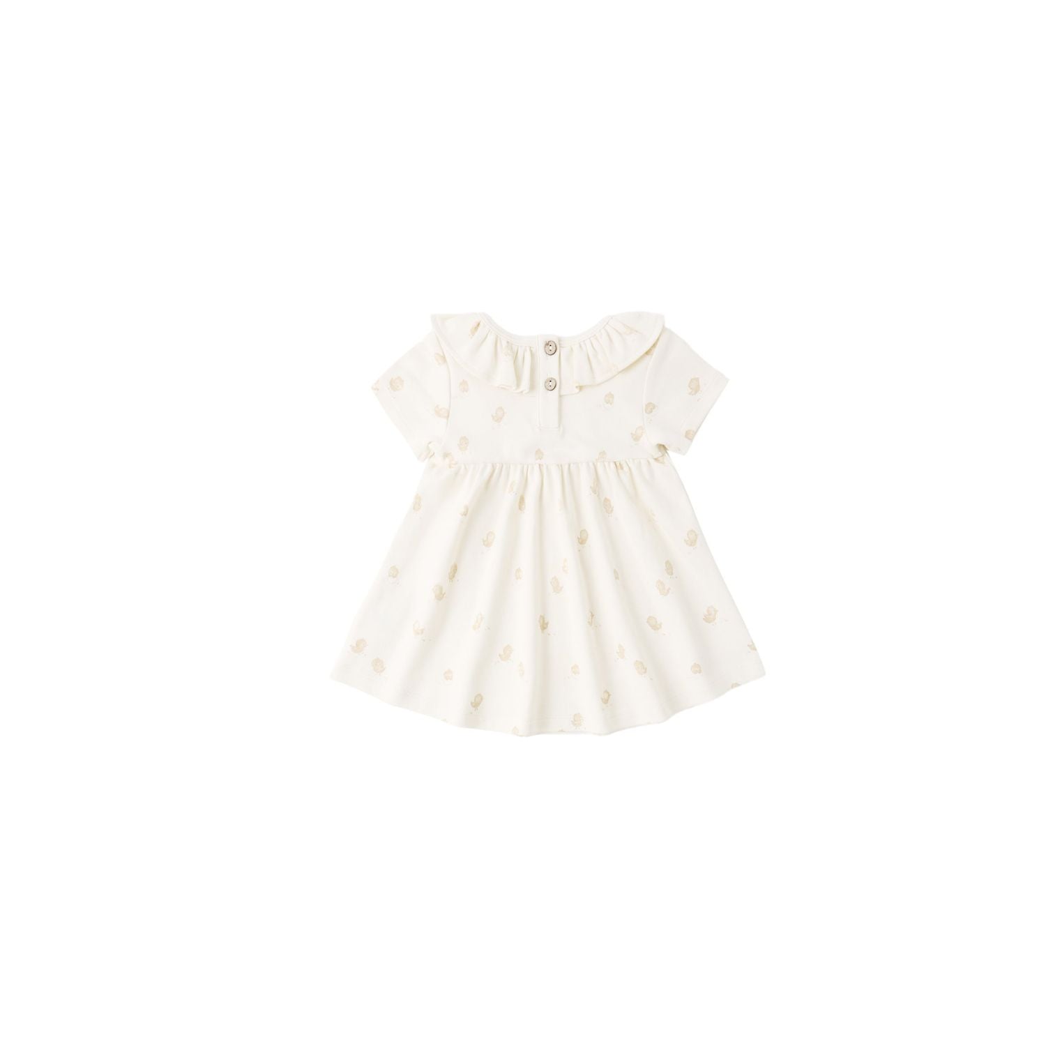 Quincy Mae Ruffle Collar Jersey Dress - Chicks